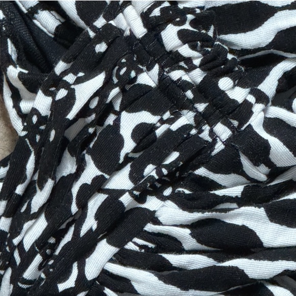 NWT Anthropologie Dress Plenty By Tracy Reece Maxi Black Print Marcia Stretch - Picture 14 of 16